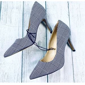 Marc Fisher Darren Heels Houndstooth size 7W NWT pumps shoes